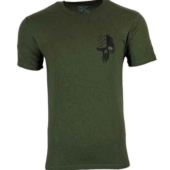 Howitzer Style Men's T-Shirt LIBERTY OR DEATH Military Grunt MFG - Picture 3 of 13